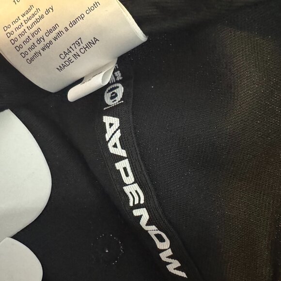 AAPE by A Bathing Ape Black Logo Cap • NWT Streetwear Hat • One Size - Picture 7 of 7